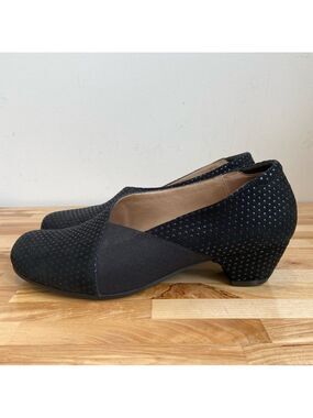 Beautifeel black women shoes comfortable & stylish office beaded shinny size 39